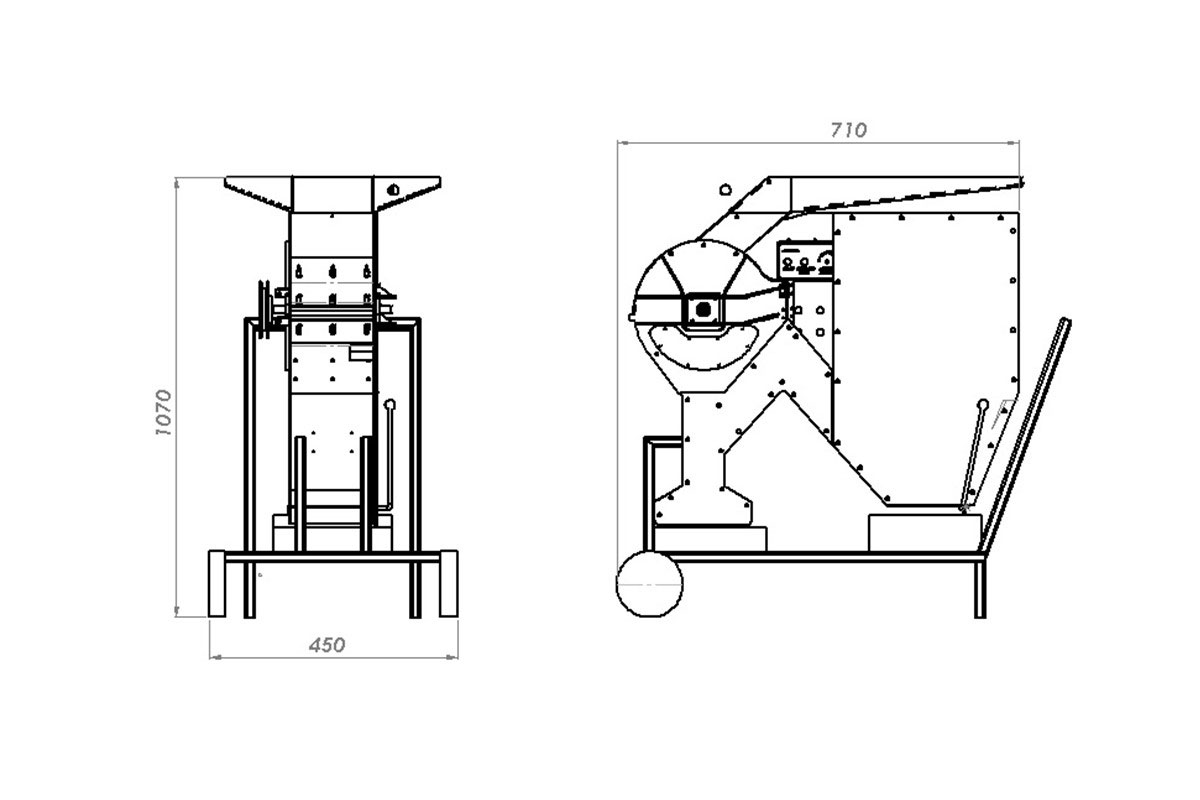 LABORATORY THRESHER MACHINE 180